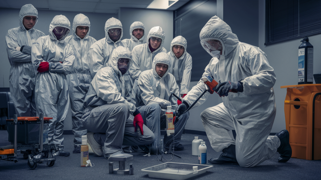 Tests pratiques en formation Certibiocide